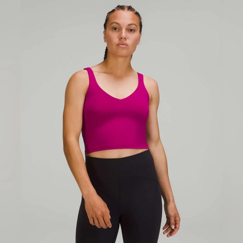 Women's Lululemon Align™ Tank Top Size 6 Raspberry - Picture 2 of 5